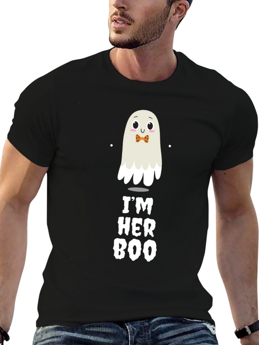 Im Her Boo Halloween Matching Couple Shirt