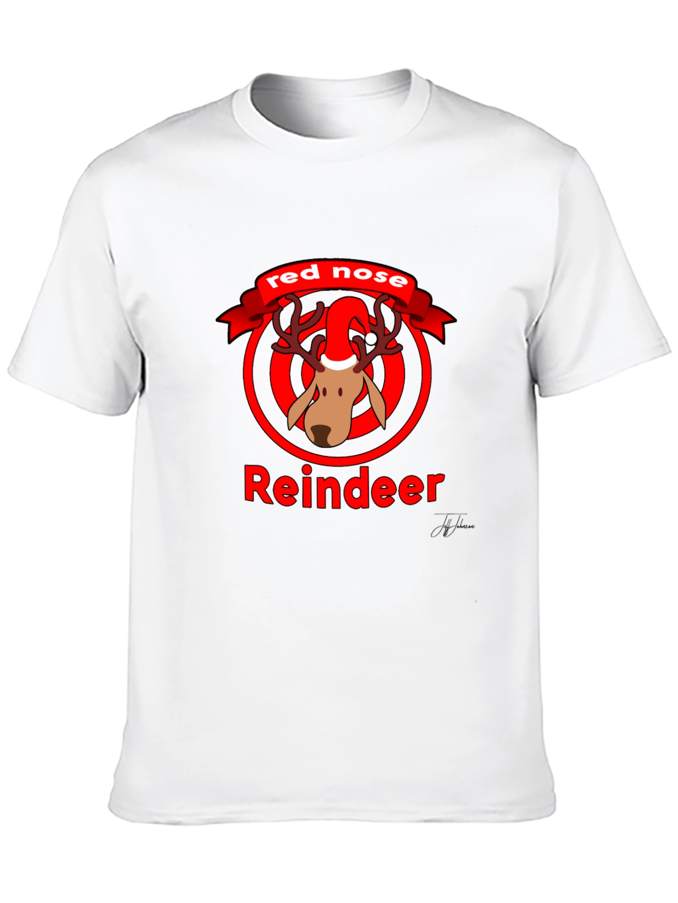 Red Nose Reindeer Holiday T-Shirt
