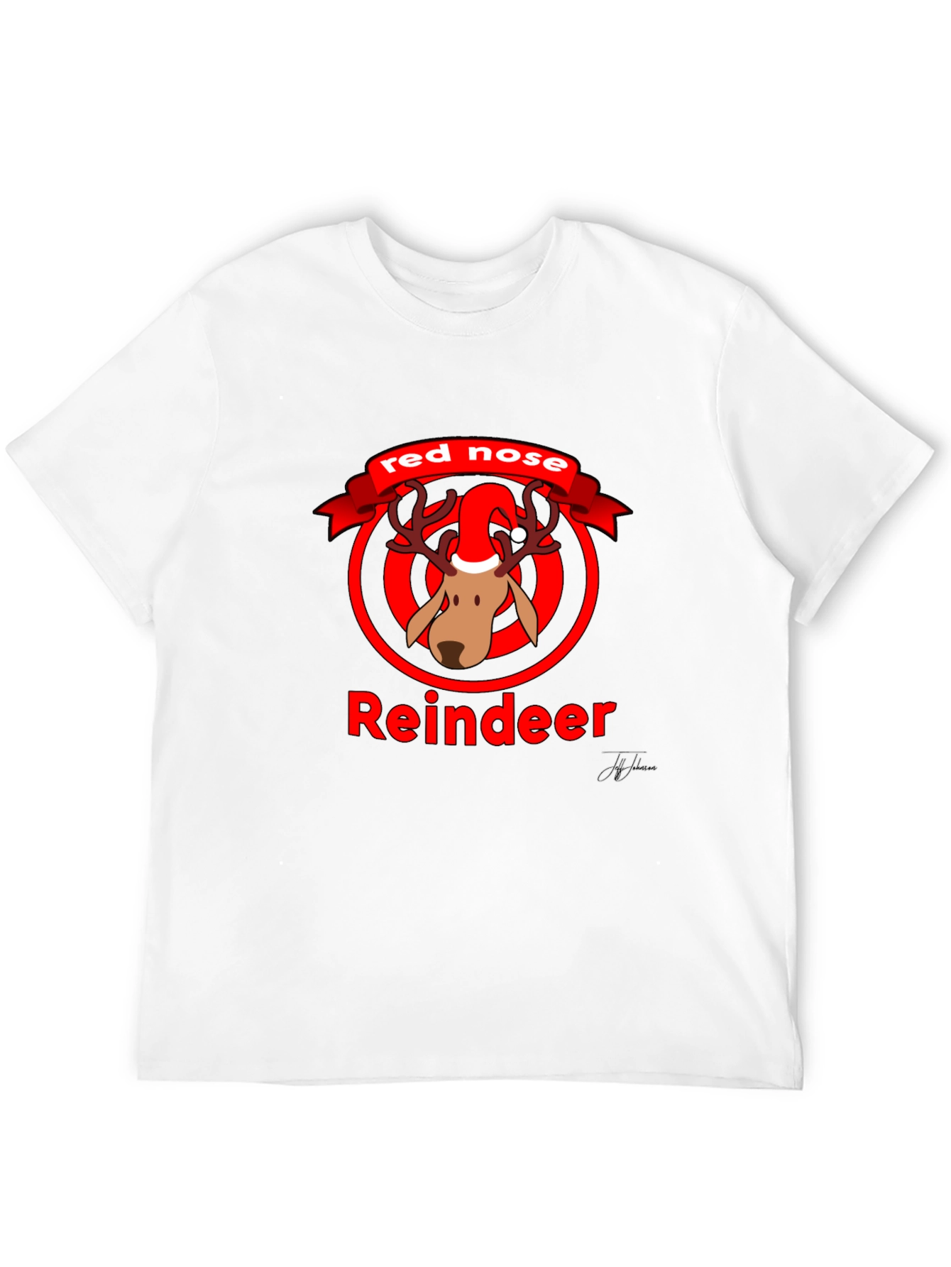 Red Nose Reindeer Holiday T-Shirt