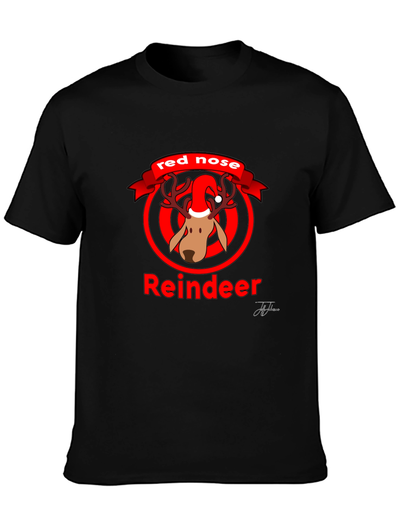 Red Nose Reindeer Holiday T-Shirt