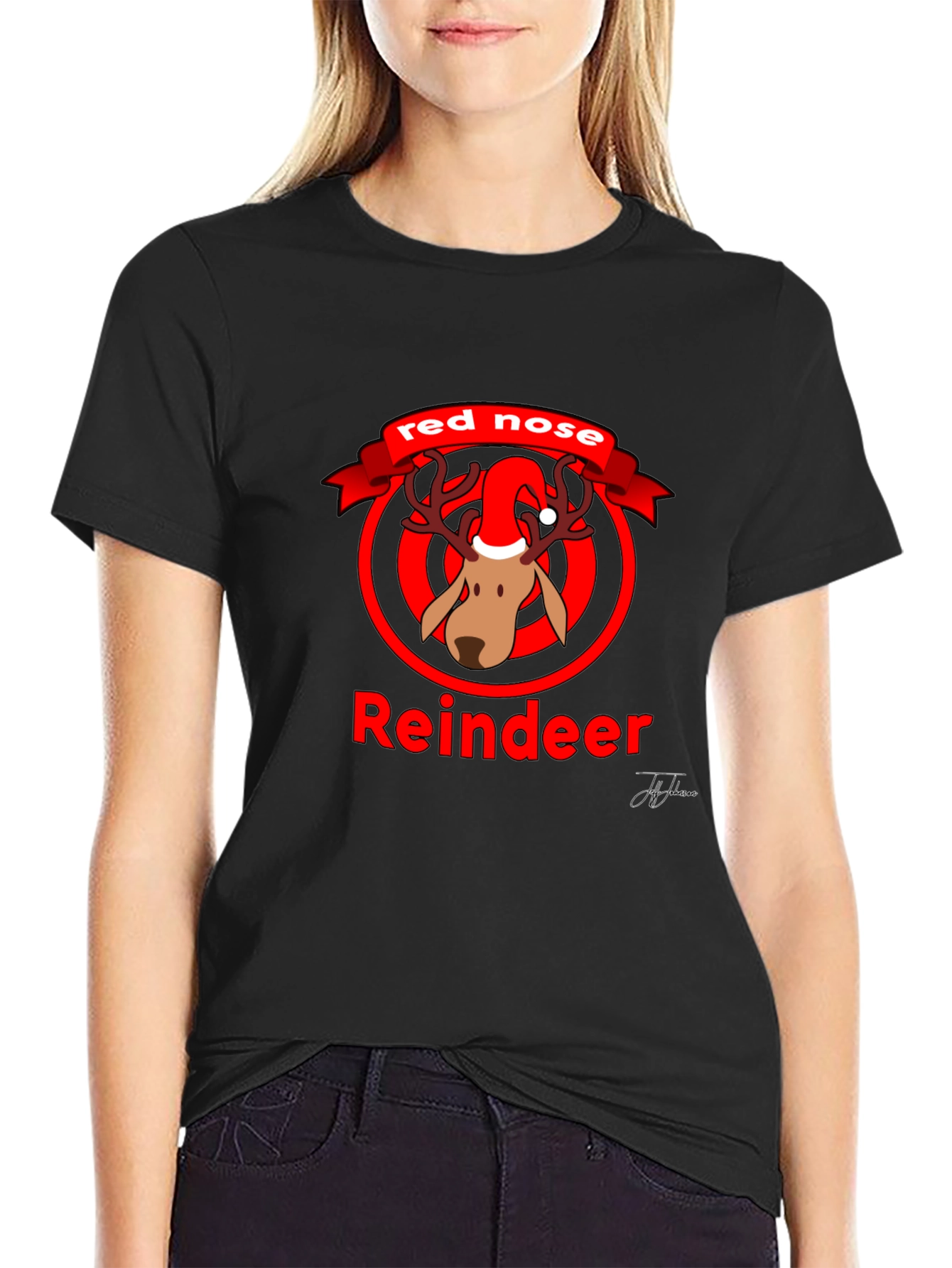 Red Nose Reindeer Holiday T-Shirt
