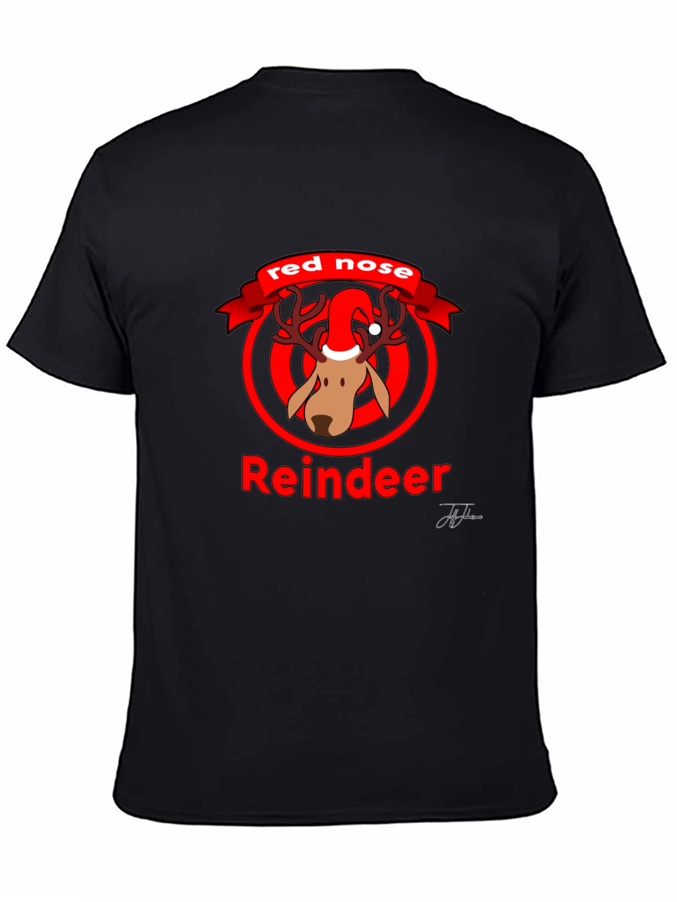 Red Nose Reindeer Holiday T-Shirt