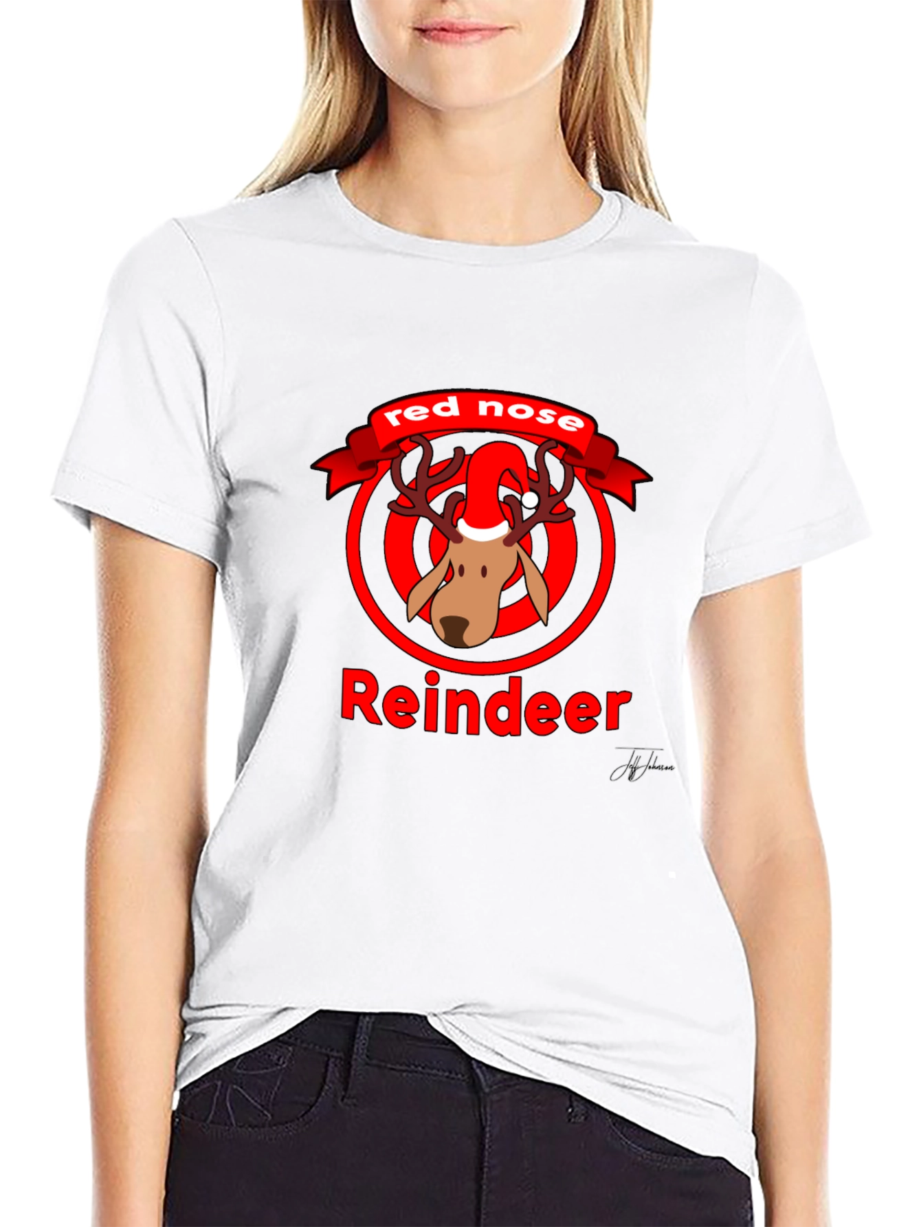 Red Nose Reindeer Holiday T-Shirt
