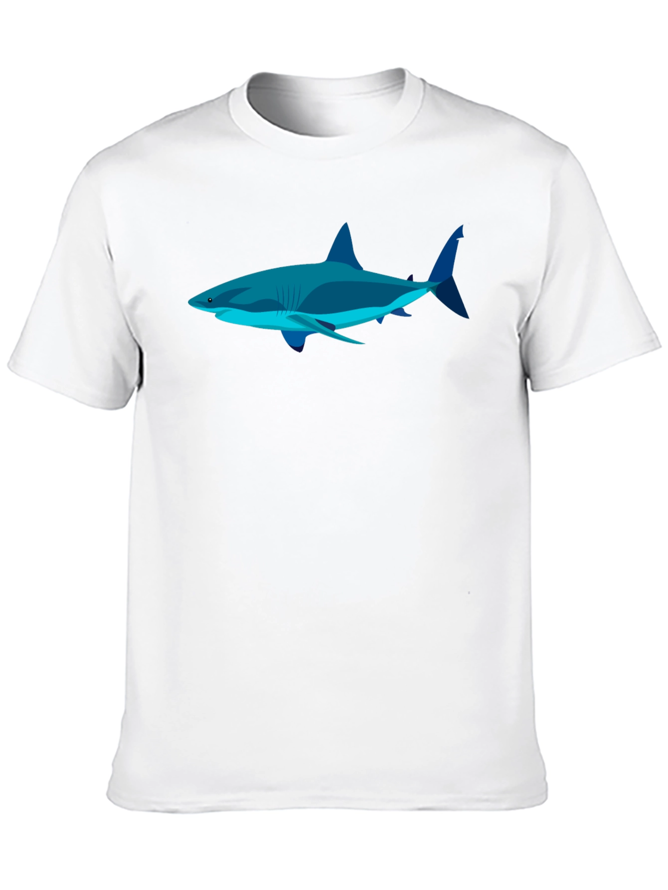 Shark Graphic Tee - Cool Blue Sea Predator