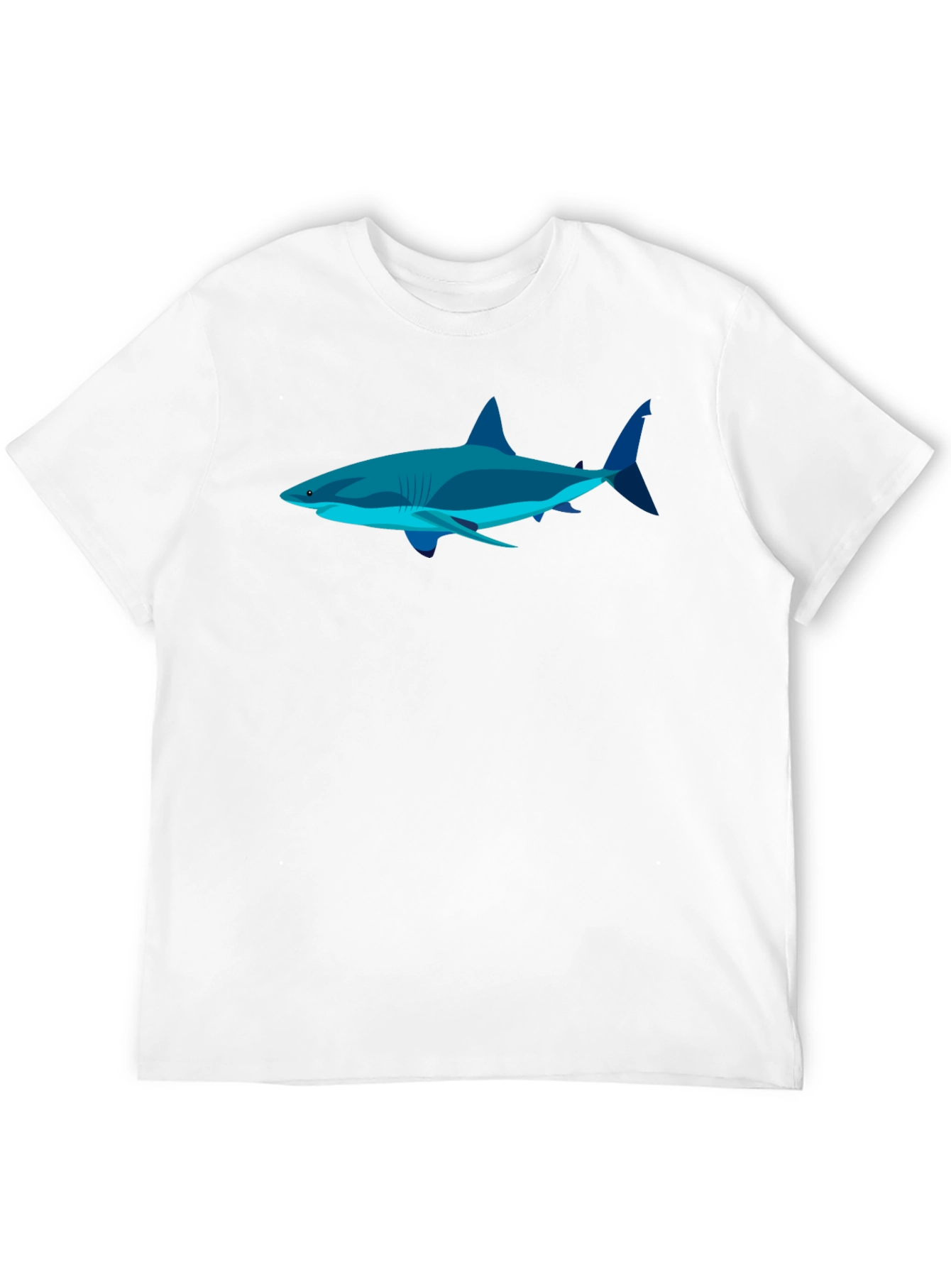 Shark Graphic Tee - Cool Blue Sea Predator