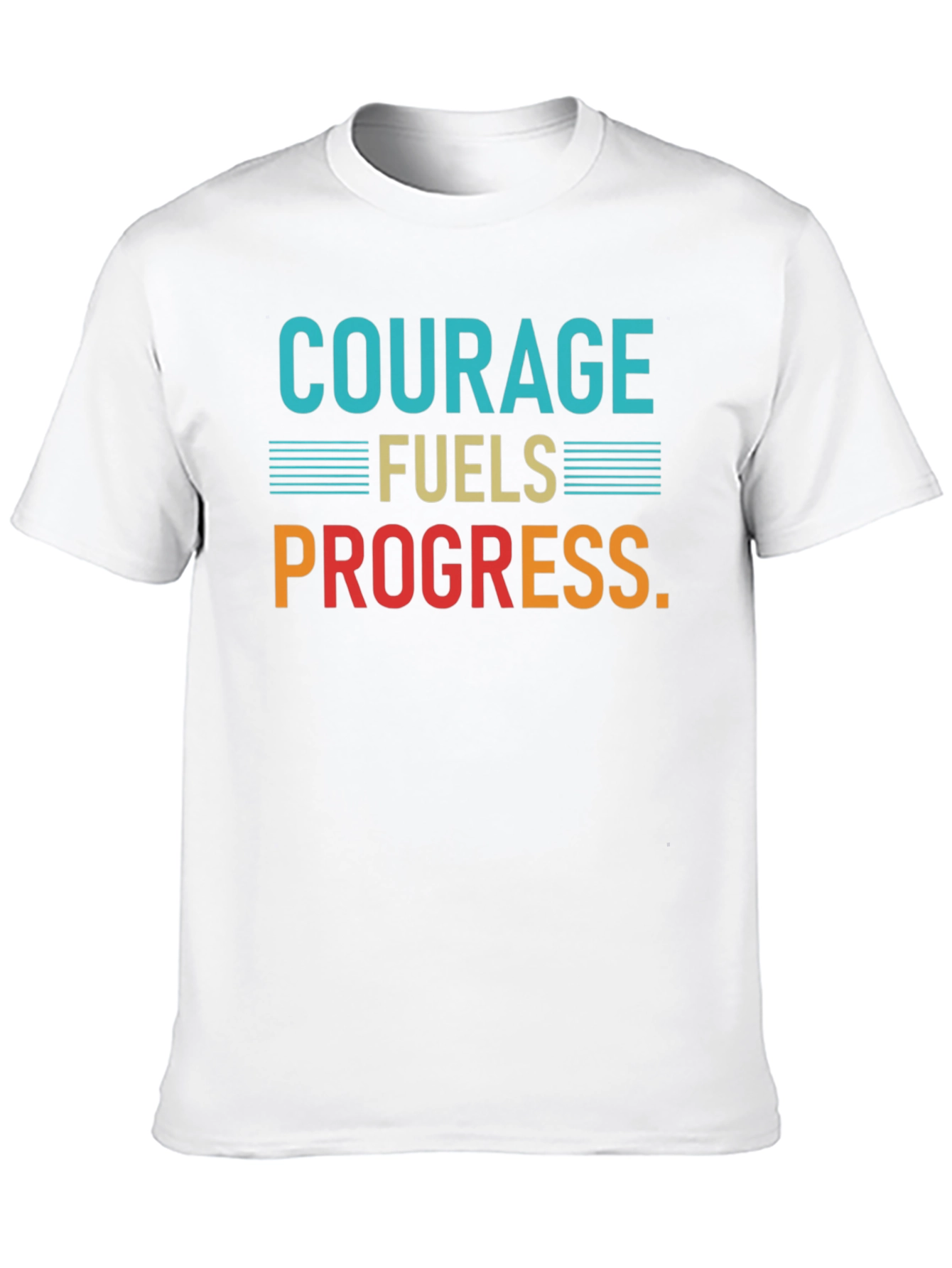 Courage Fuels Progress Graphic T-Shirt