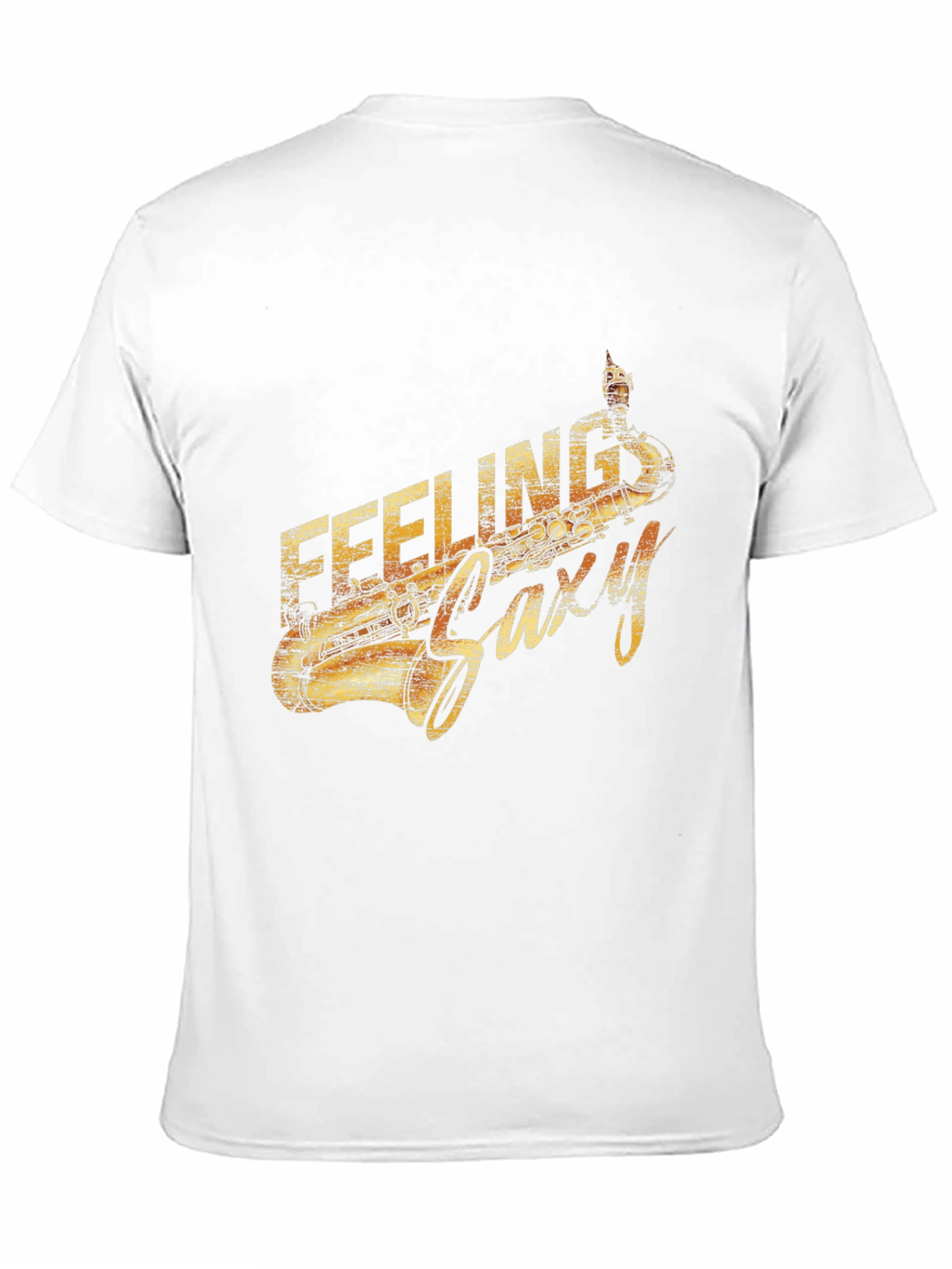 Feeling Saxy Graphic Tee - Cool Music Lover Shirt