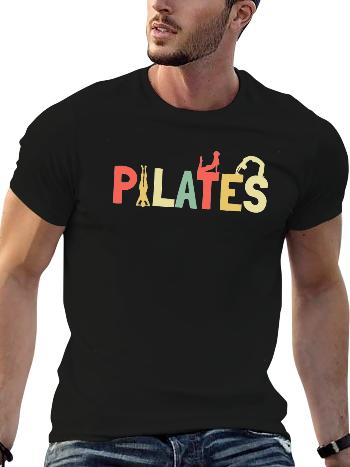 Pilates Retro T-Shirt - Fitness Apparel