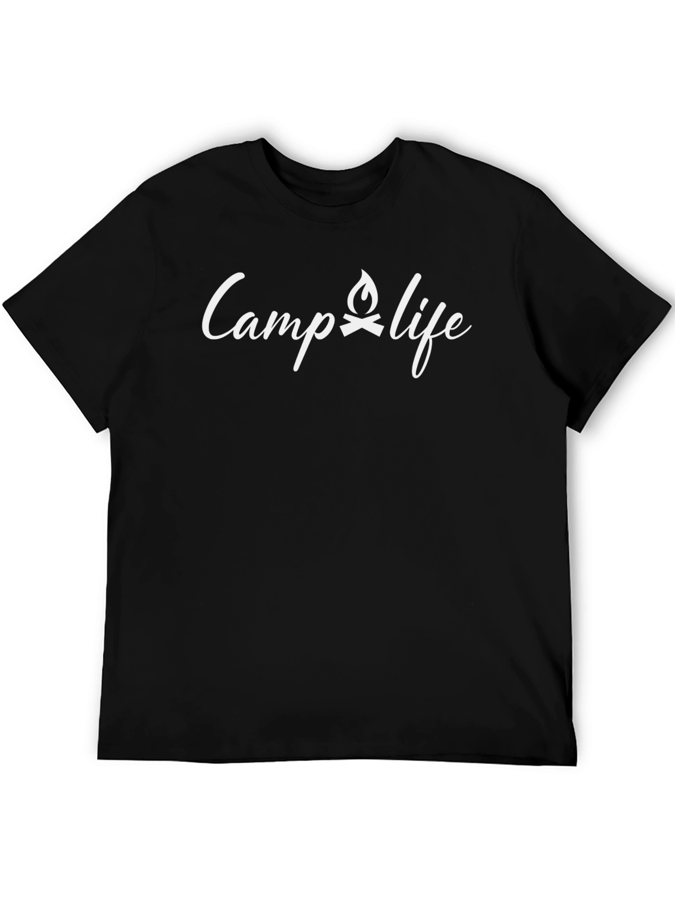 Camp Life Black T-Shirt
