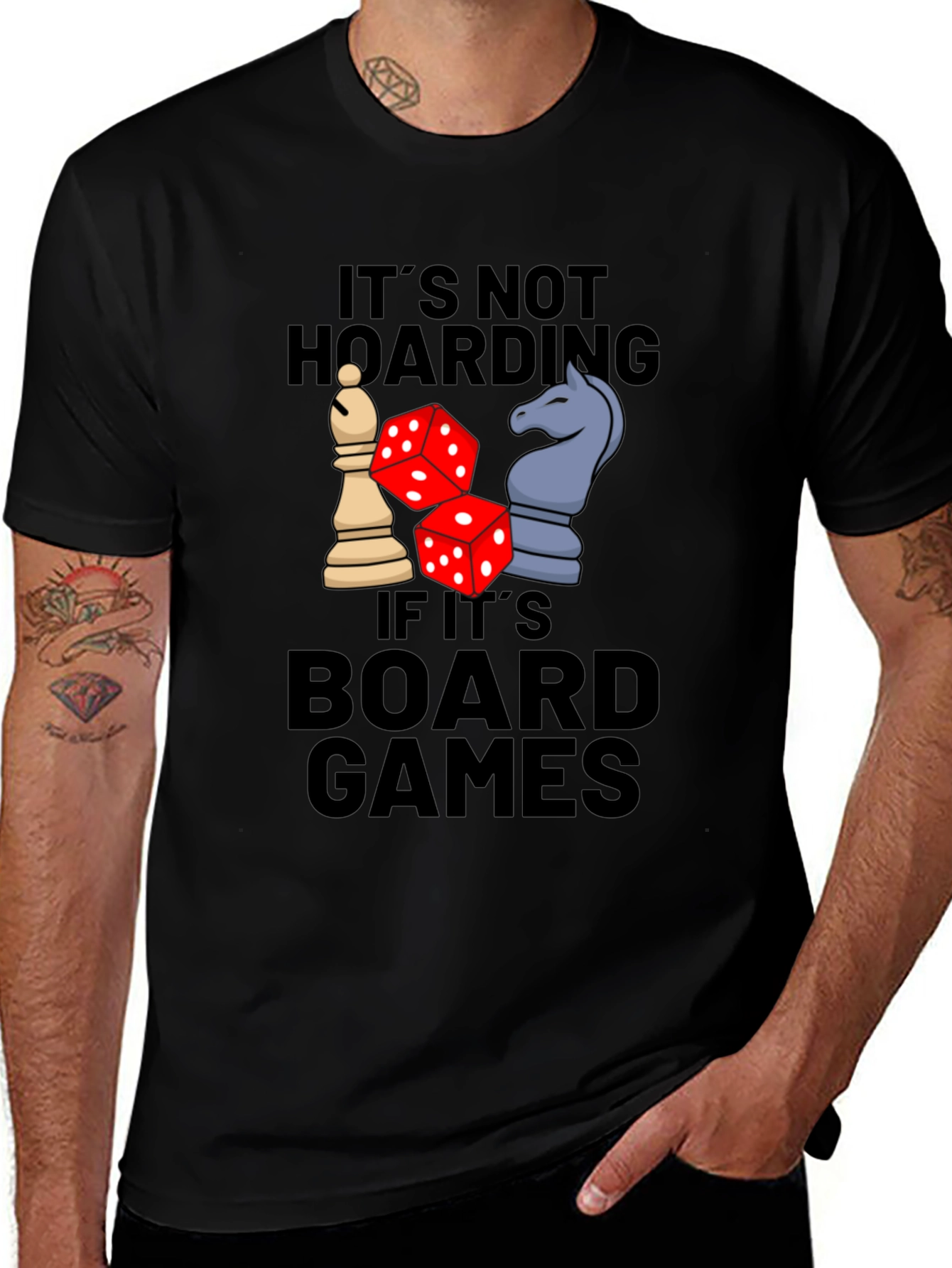Board Games Graphic Tee: Its Not Hoarding!