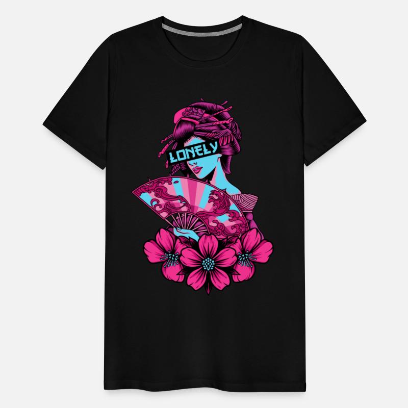 Geisha Lonely Soft Grunge Vaporwave Aesthetic Gift