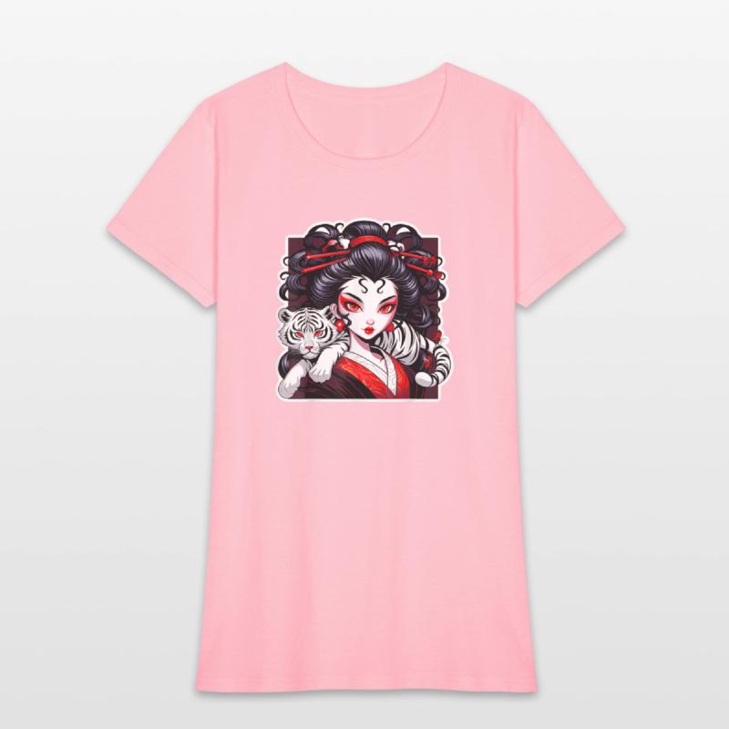 Geisha Tattoo Inspired Graphic