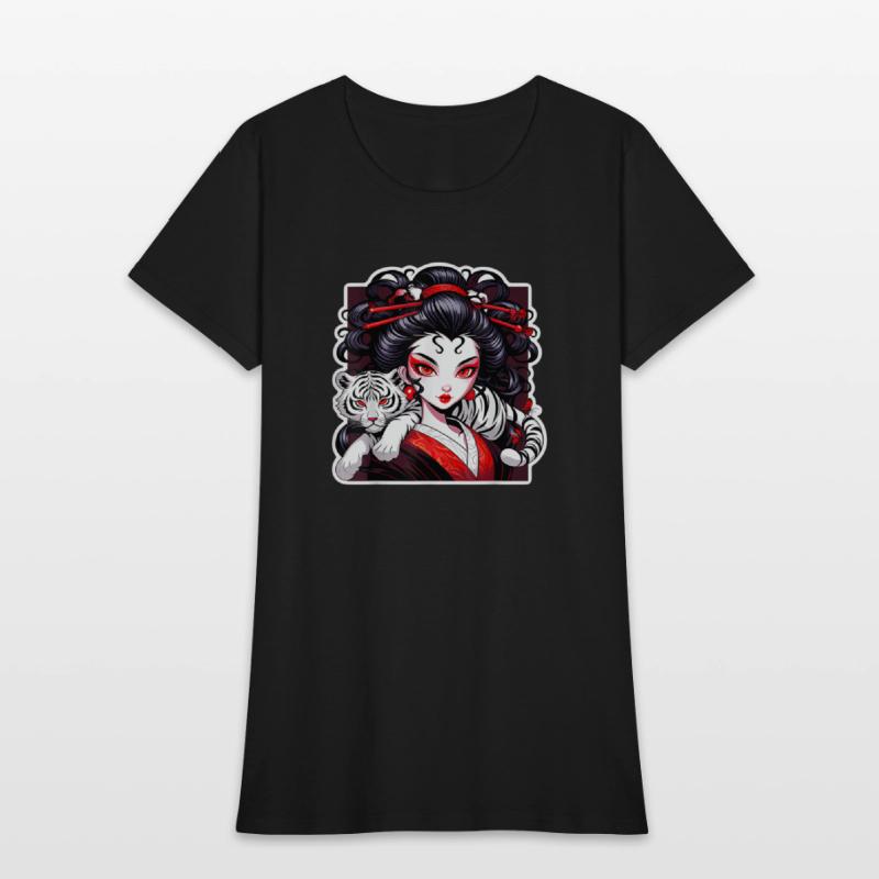 Geisha Tattoo Inspired Graphic