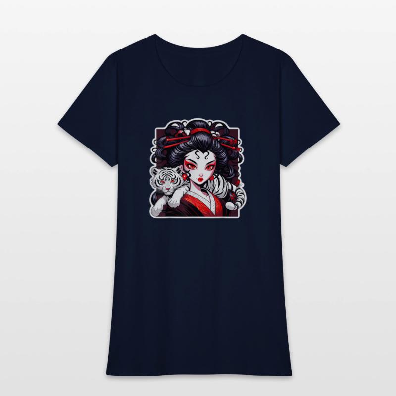 Geisha Tattoo Inspired Graphic