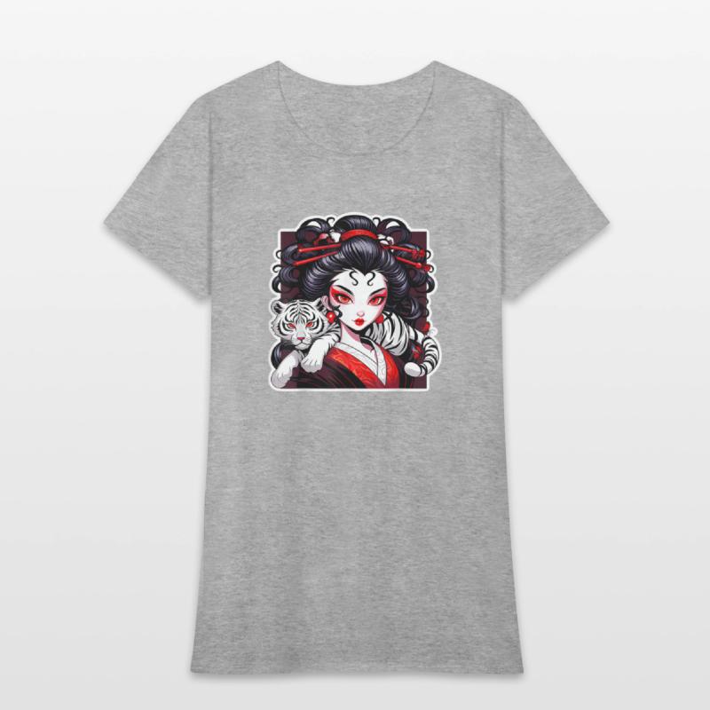 Geisha Tattoo Inspired Graphic