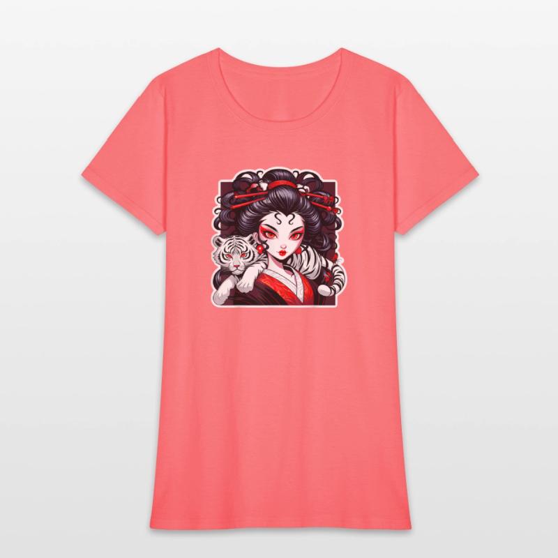 Geisha Tattoo Inspired Graphic