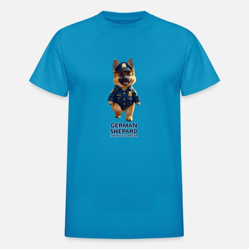 German Shepard the Police Officer