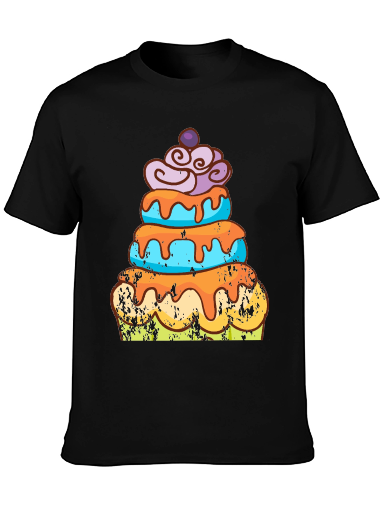 Cake Graphic Tee - Fun Dessert Lover Shirt