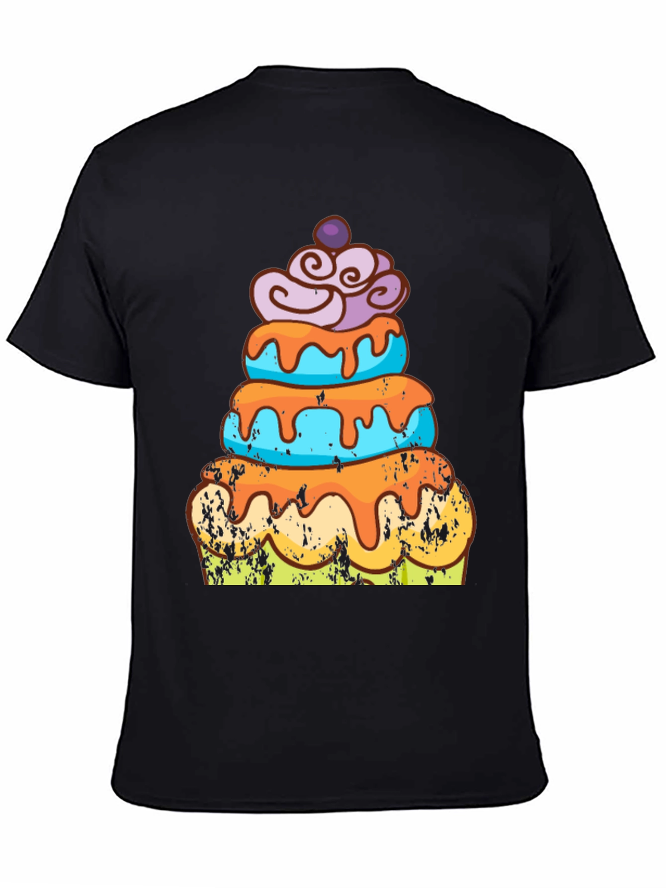 Cake Graphic Tee - Fun Dessert Lover Shirt