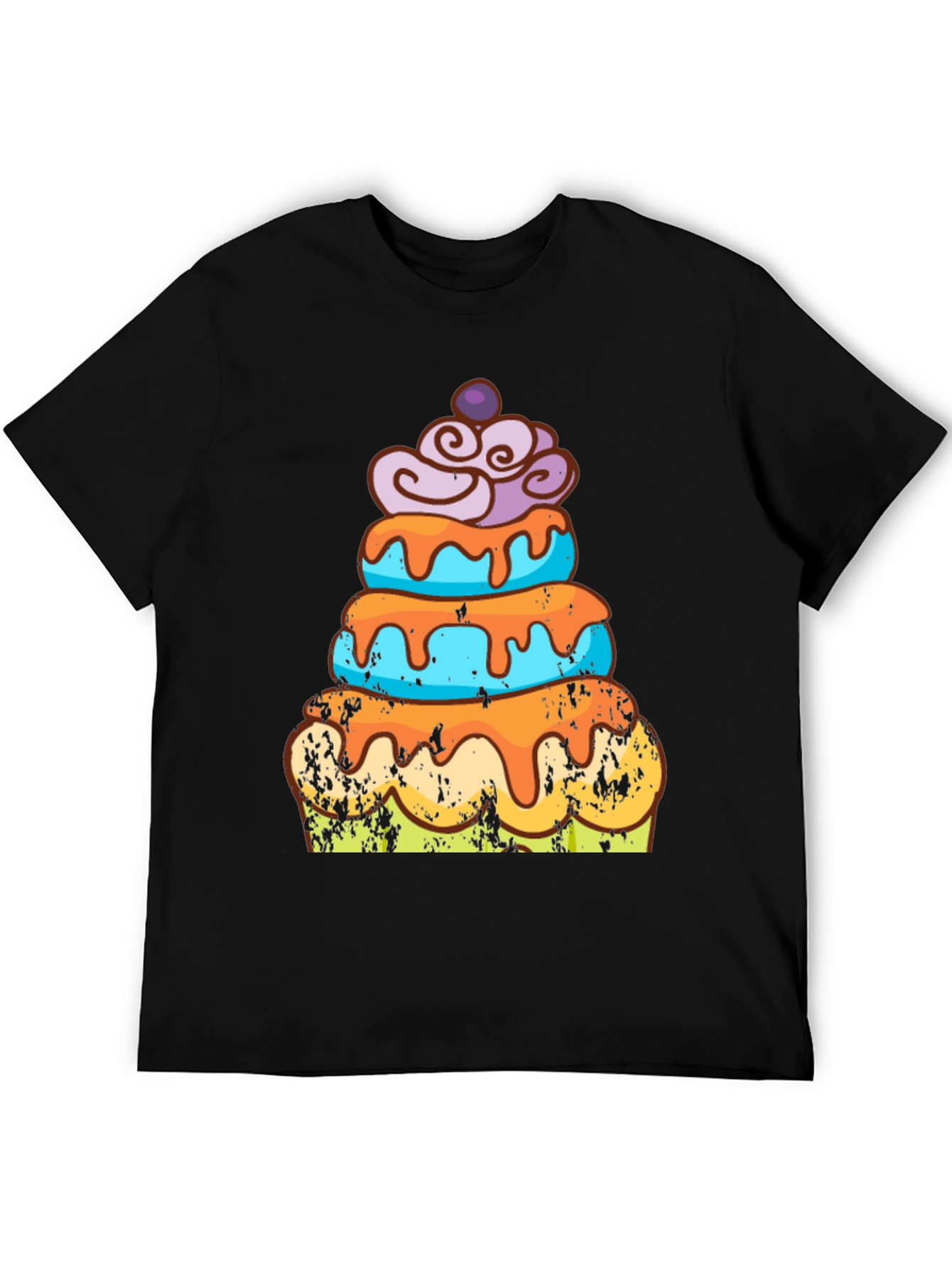 Cake Graphic Tee - Fun Dessert Lover Shirt