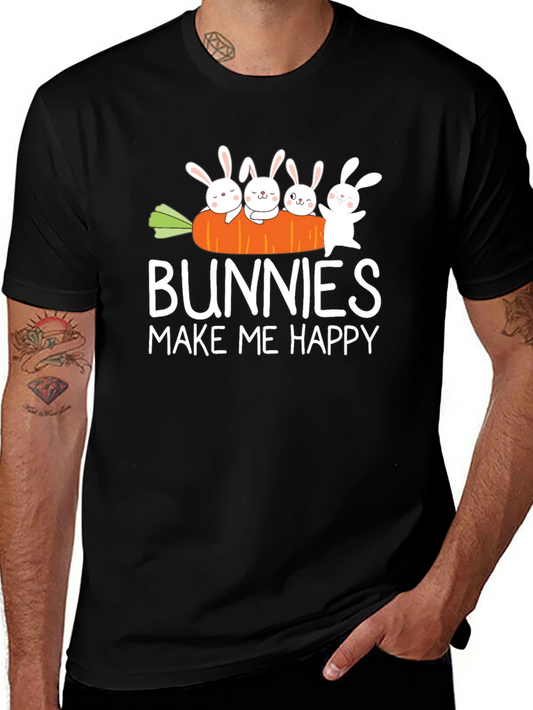 Bunnies Make Me Happy T-Shirt
