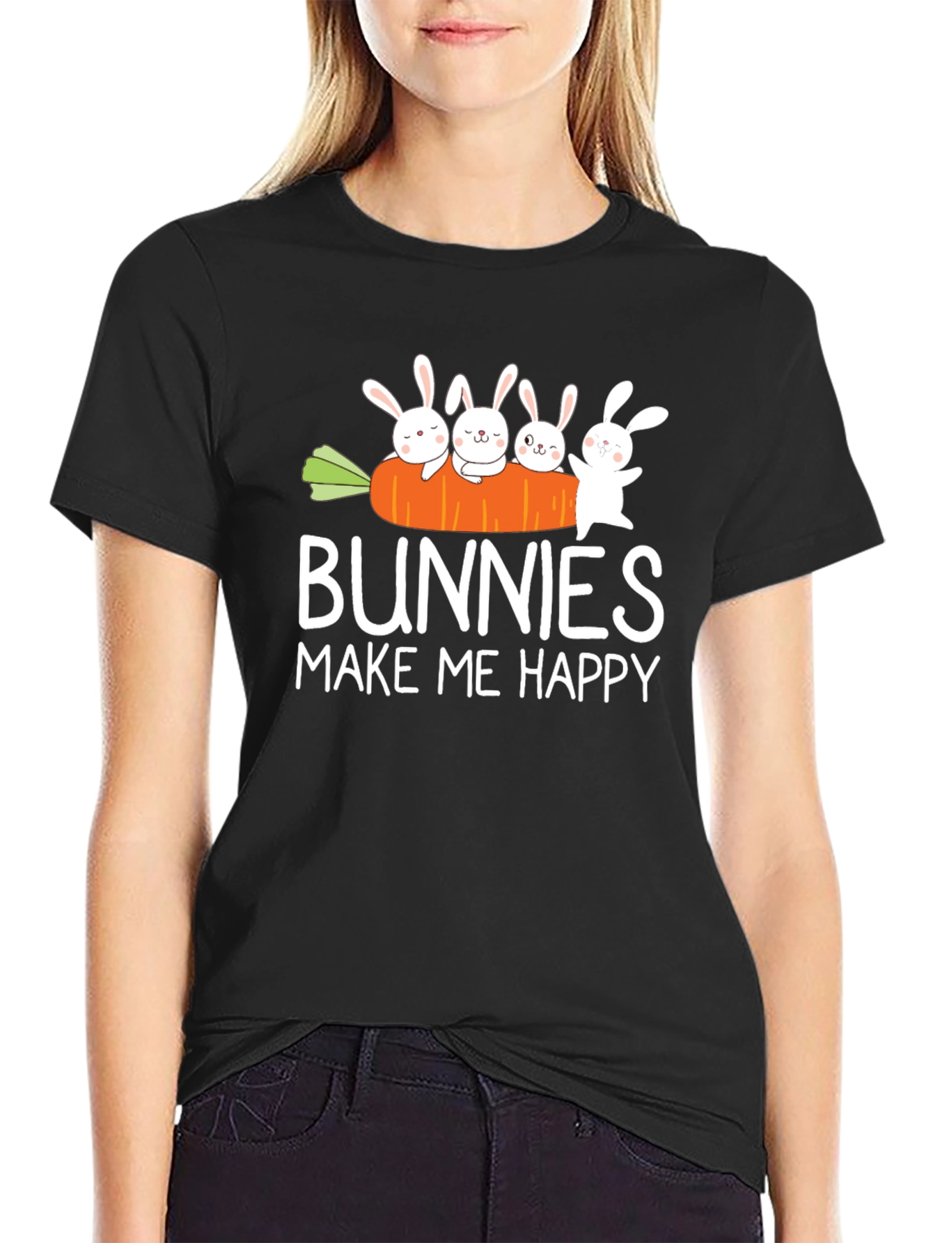 Bunnies Make Me Happy T-Shirt