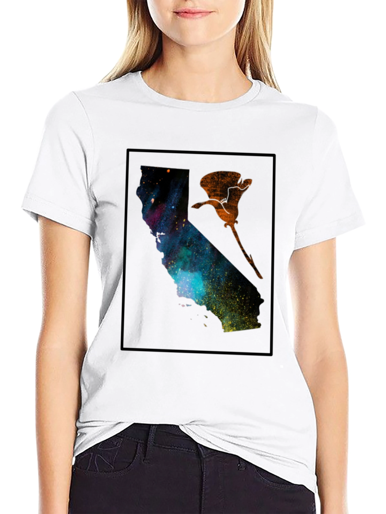 California Poppy Galaxy T-Shirt
