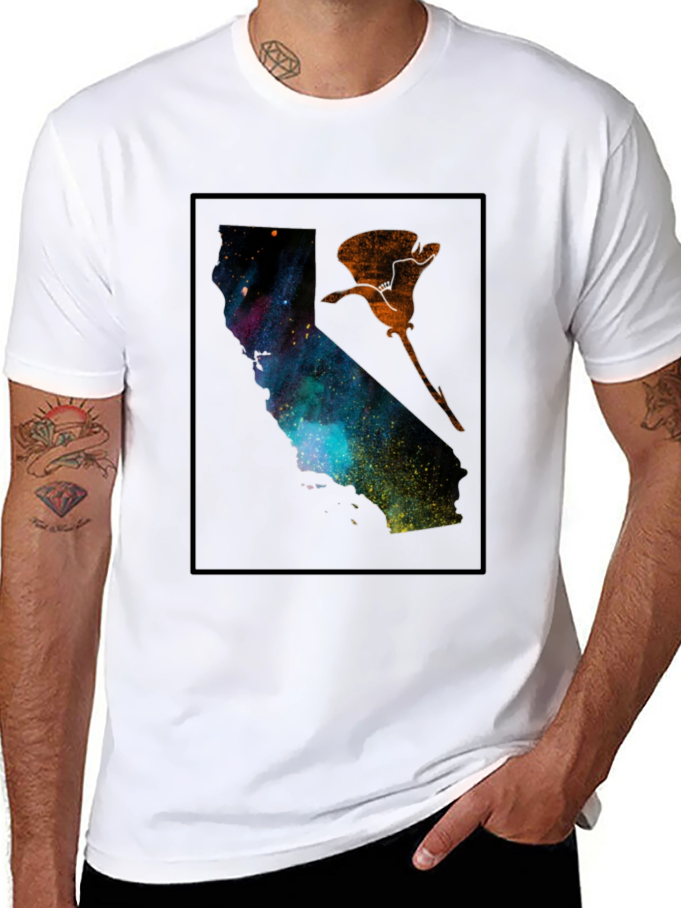 California Poppy Galaxy T-Shirt