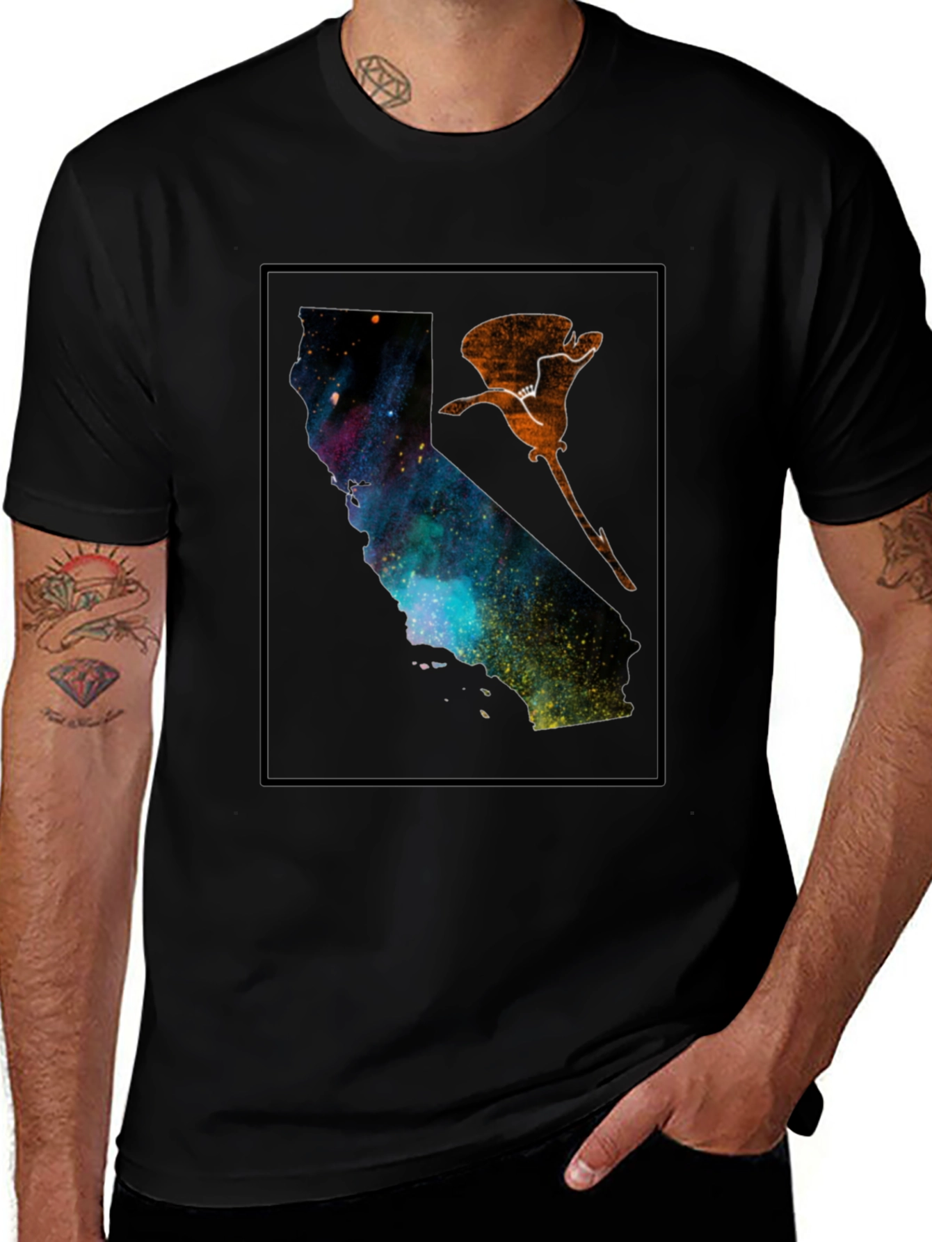 California Poppy Galaxy T-Shirt