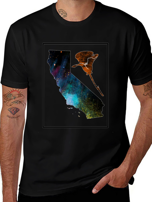 California Poppy Galaxy T-Shirt