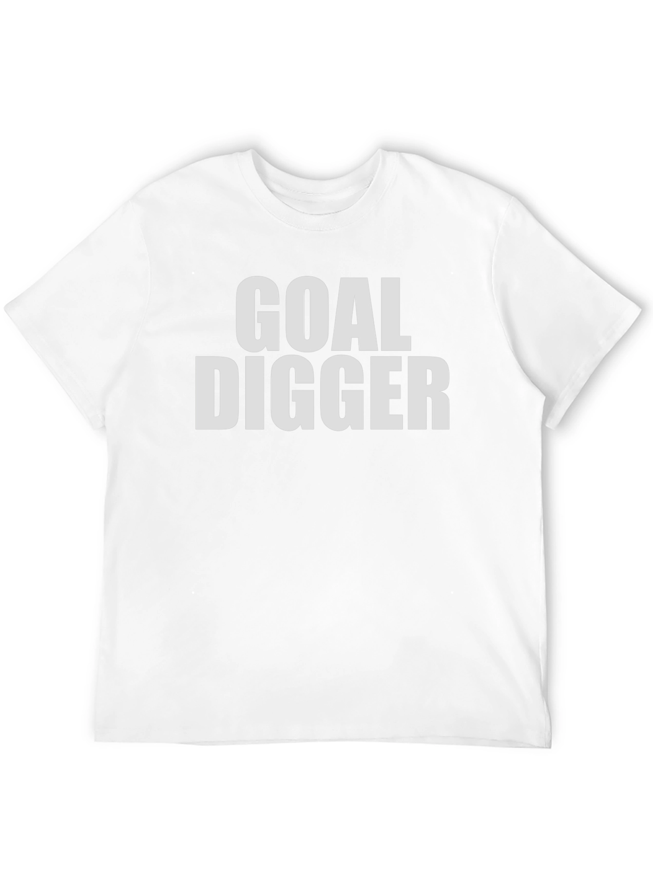Goal Digger T-Shirt - Black Crew Neck Tee