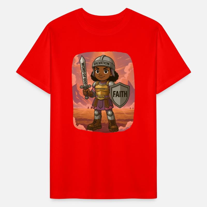 Girl Knight in the Armor of God