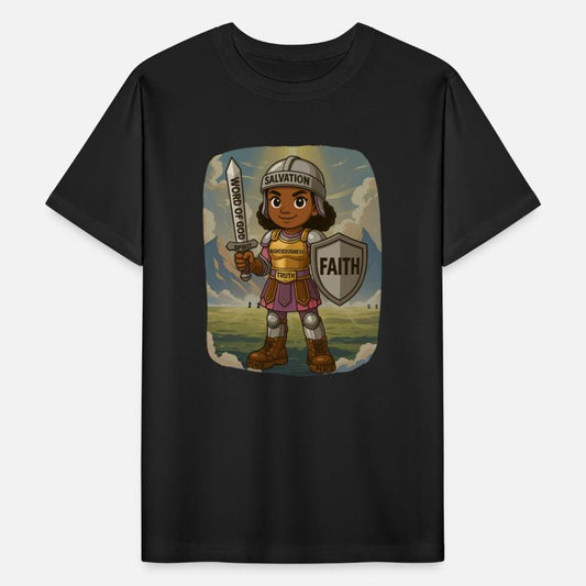 Girl Knight in the Armor of God