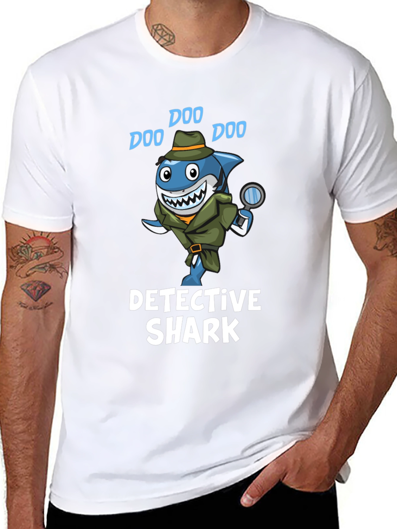 Detective Shark T-Shirt - Doo Doo!