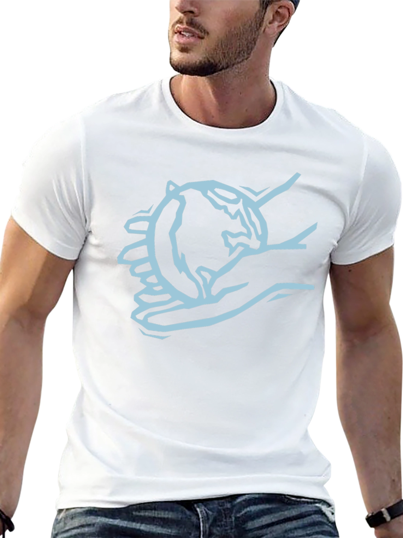 Earth In Hands Graphic Tee - Protect Our Planet