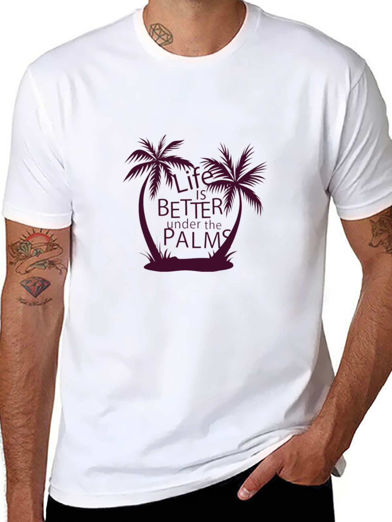 Life is Better By the Palms Graphic Tee