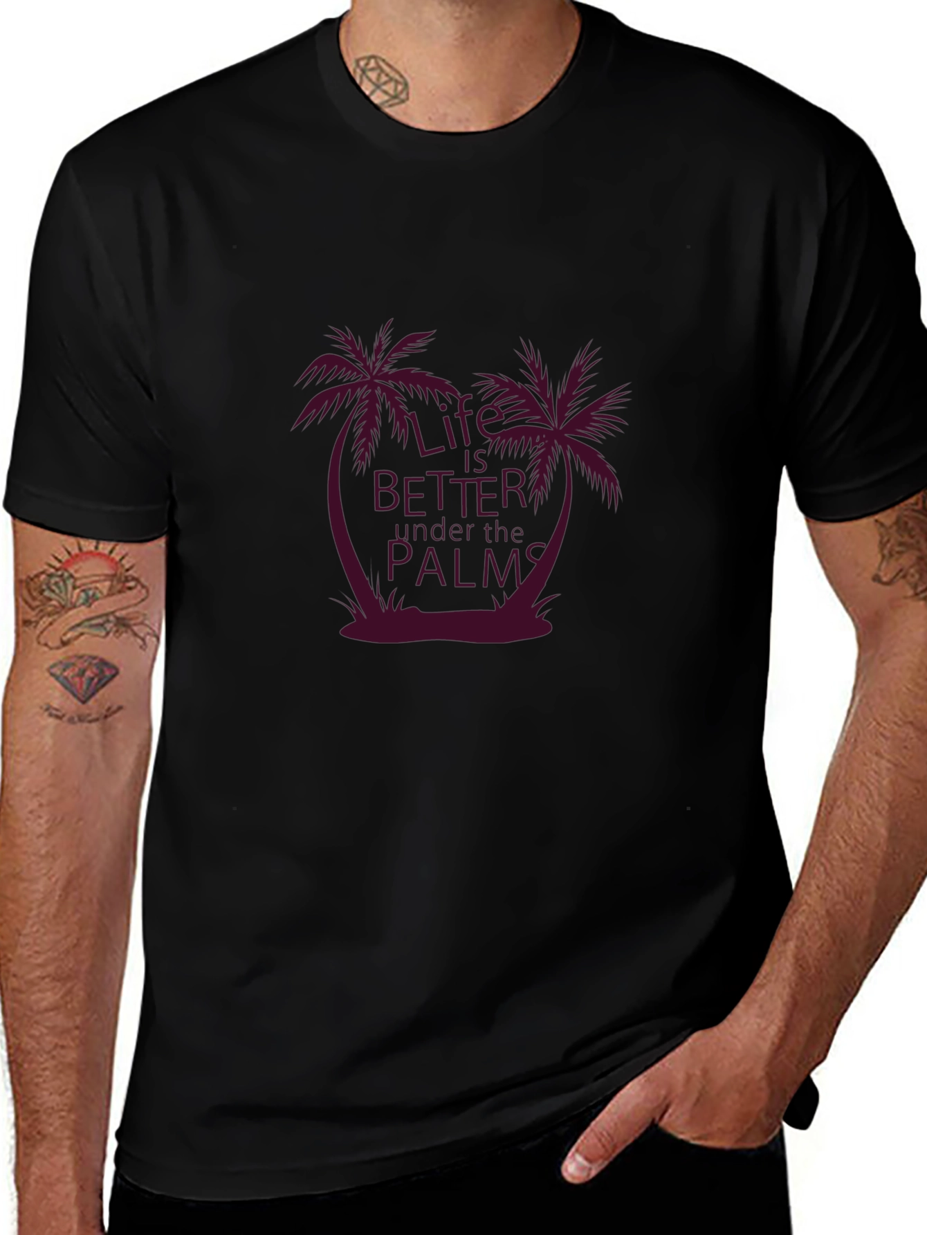 Life is Better By the Palms Graphic Tee