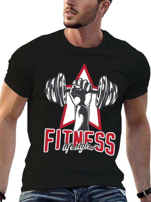 Fitness Lifestyle Graphic T-Shirt