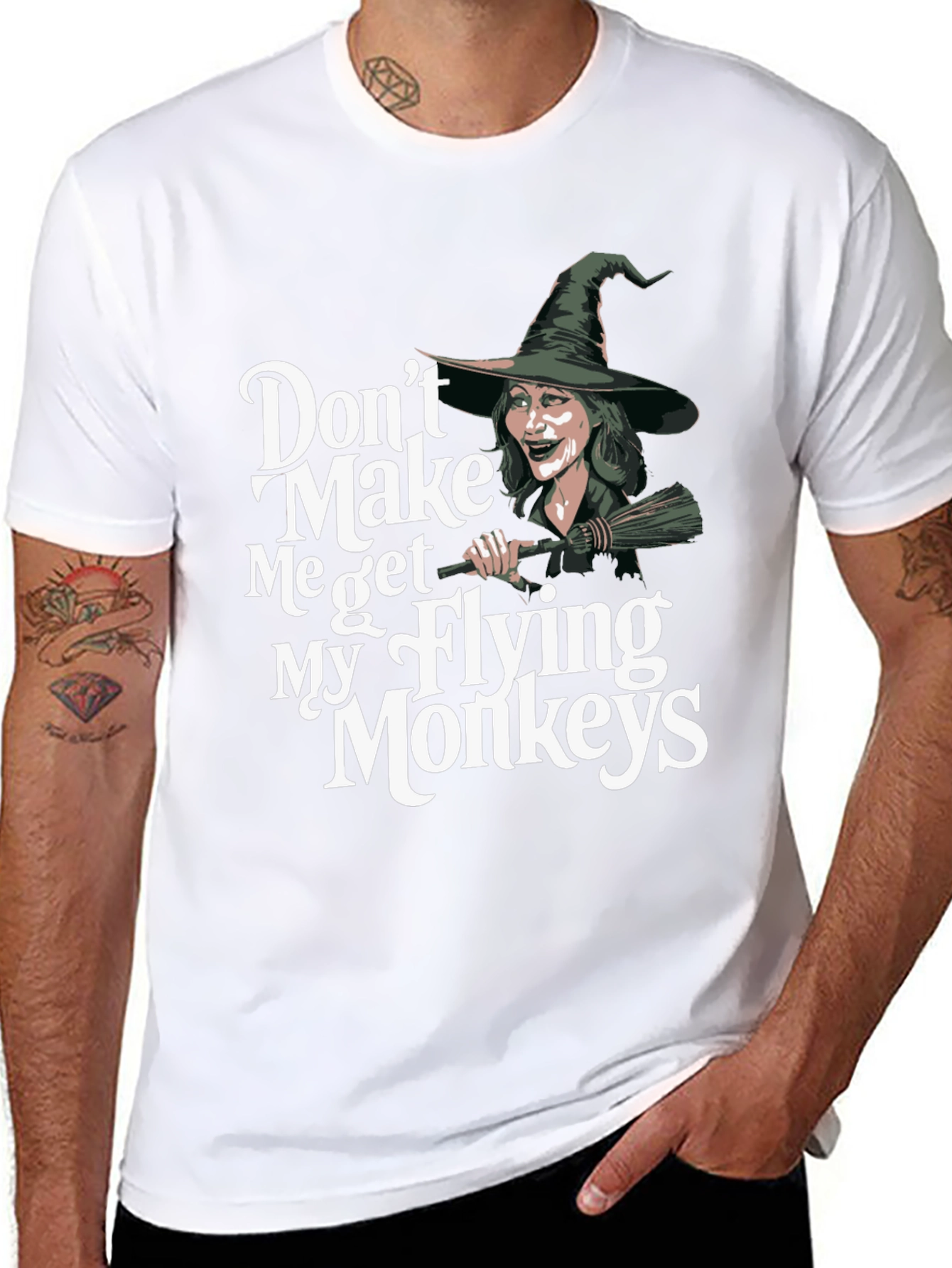 Wicked Witch Flying Monkeys Graphic T-Shirt