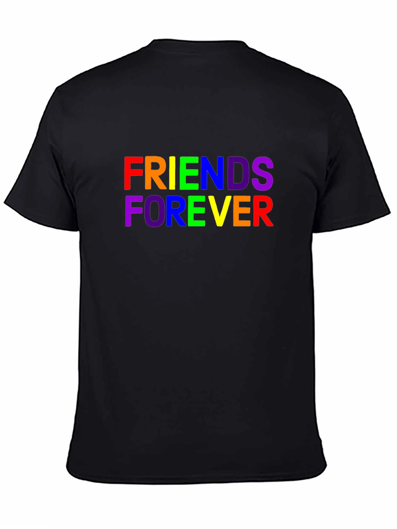 Friends Forever Rainbow Graphic T-Shirt