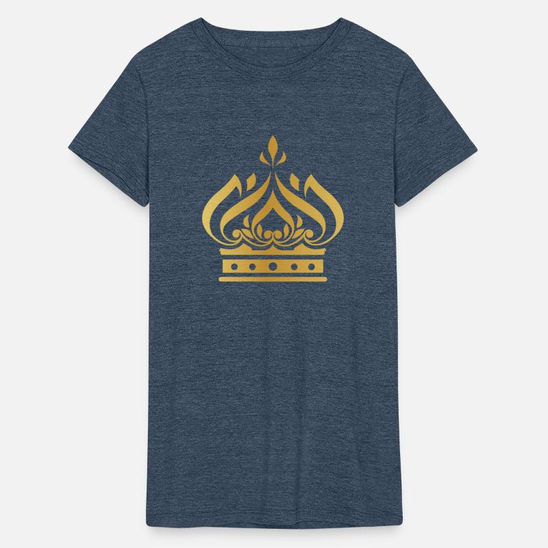 Golden crown king vip gold vector image logo