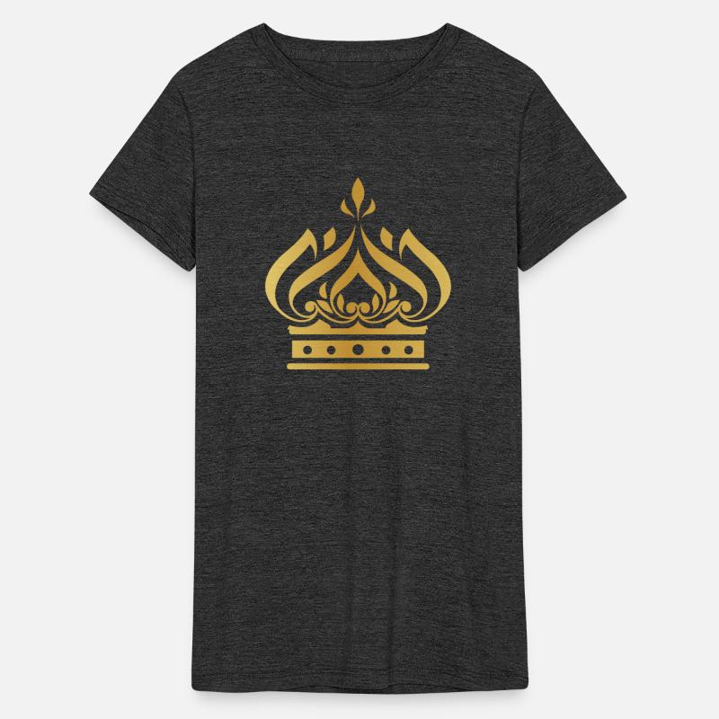 Golden crown king vip gold vector image logo