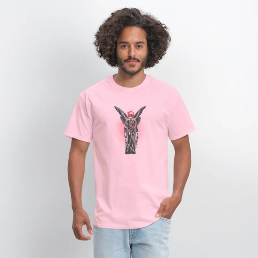 Gothic Angel Wings Tee, Unisex Cotton T-Shirt