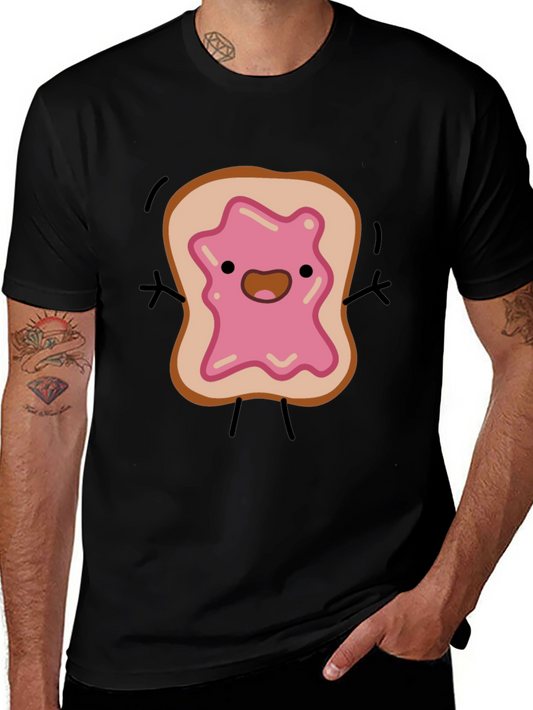 Cartoon Toast Graphic Tee