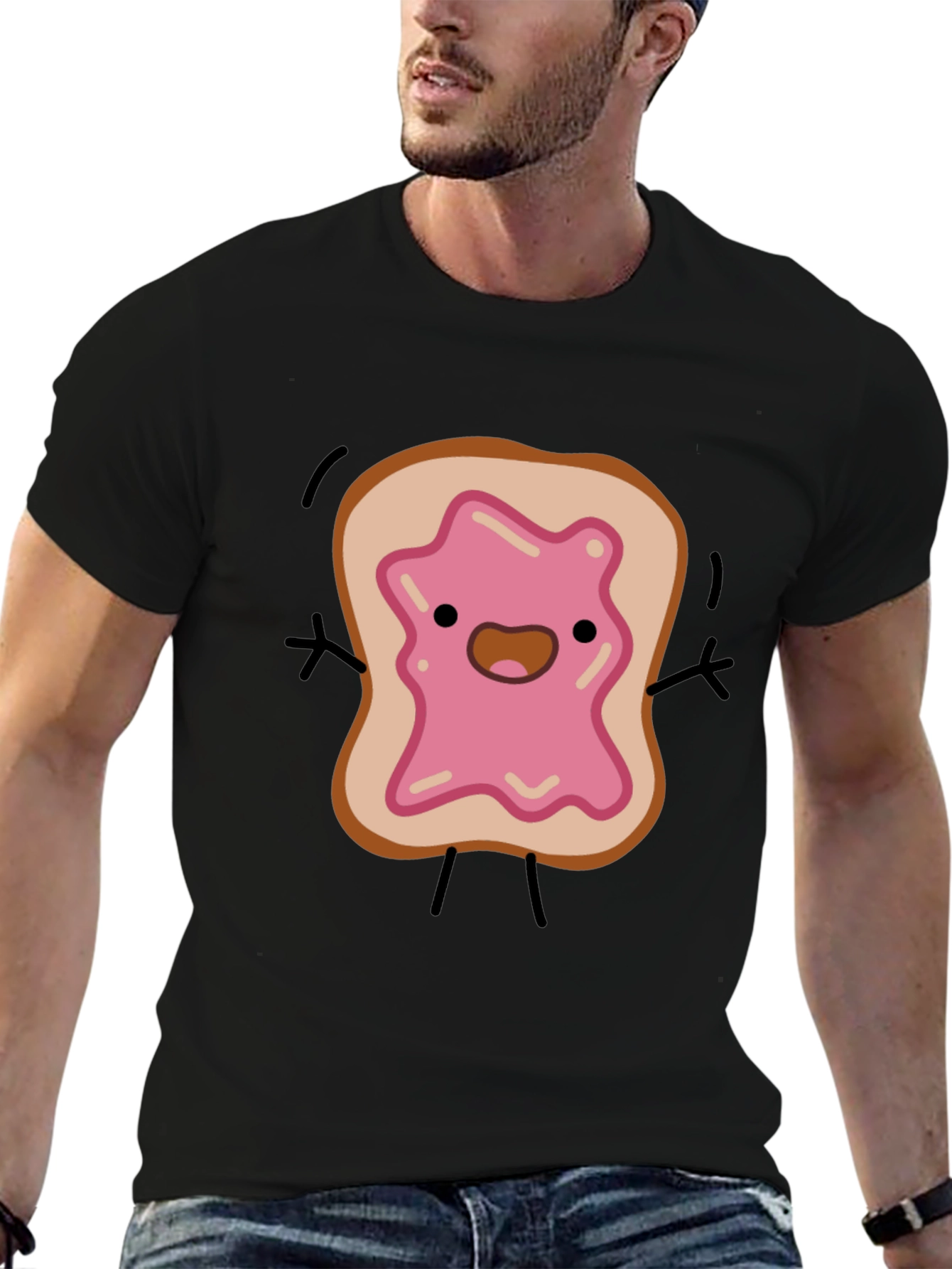 Cartoon Toast Graphic Tee