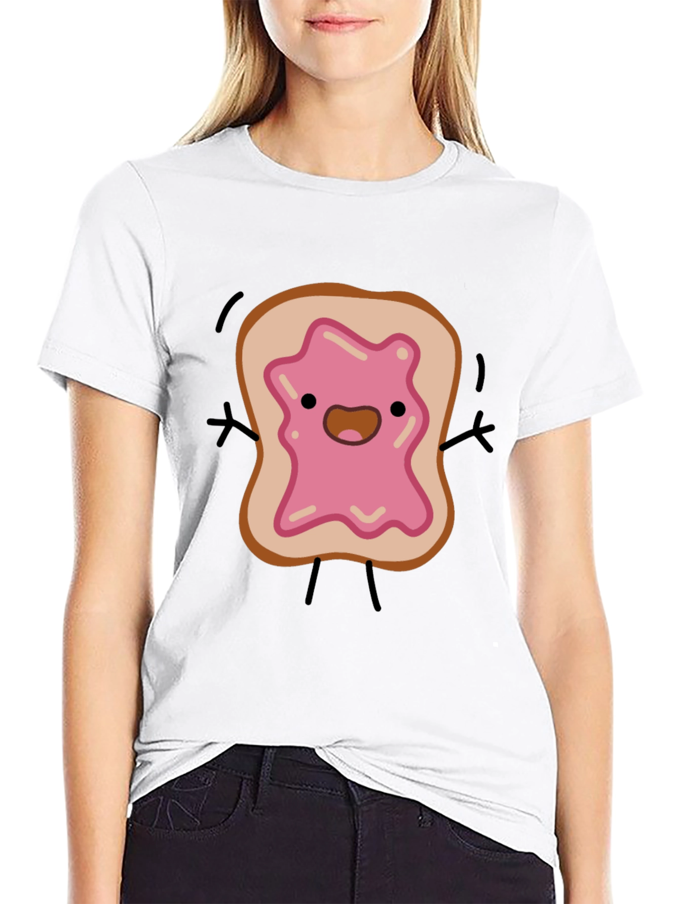 Cartoon Toast Graphic Tee
