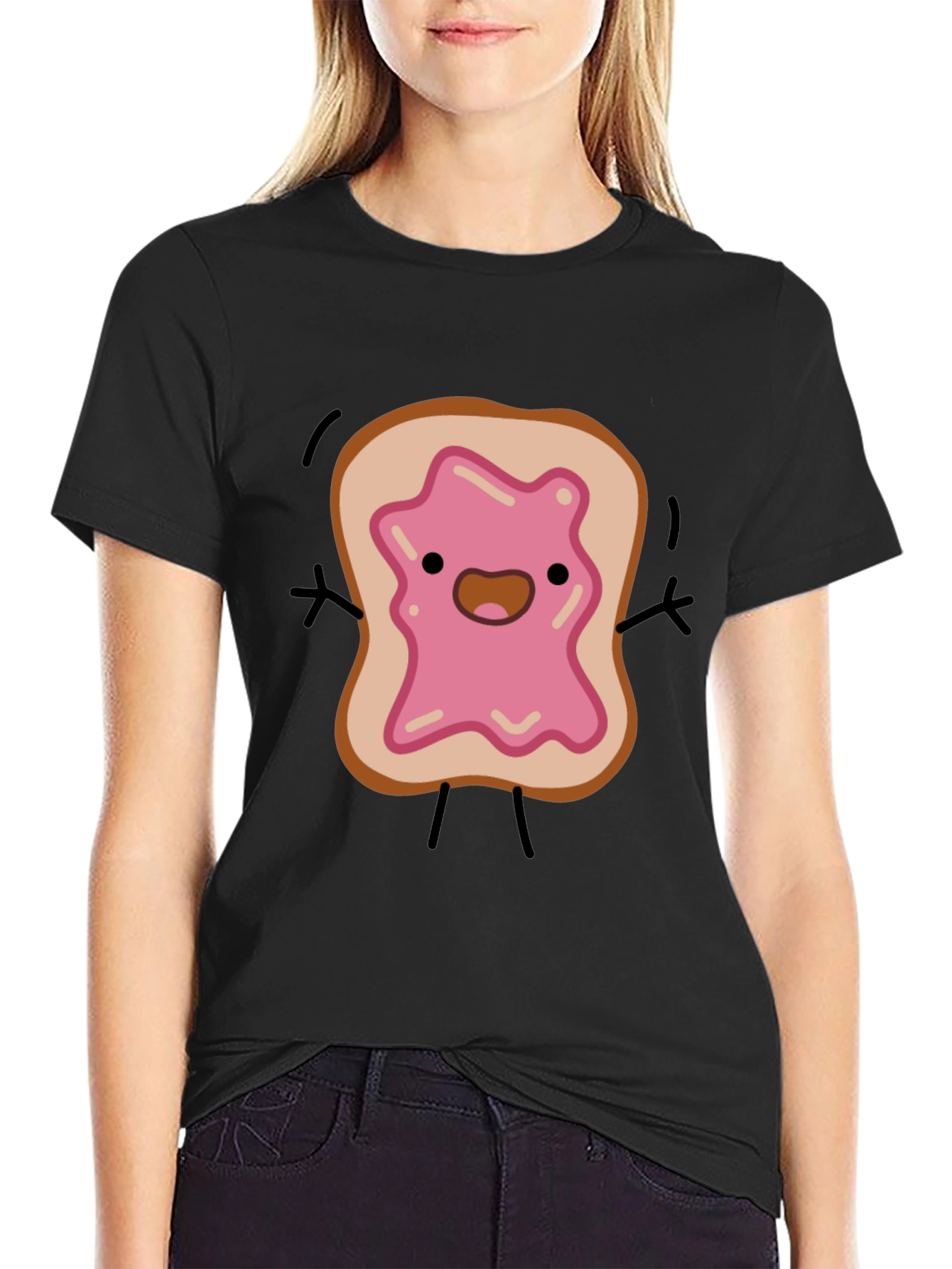 Cartoon Toast Graphic Tee