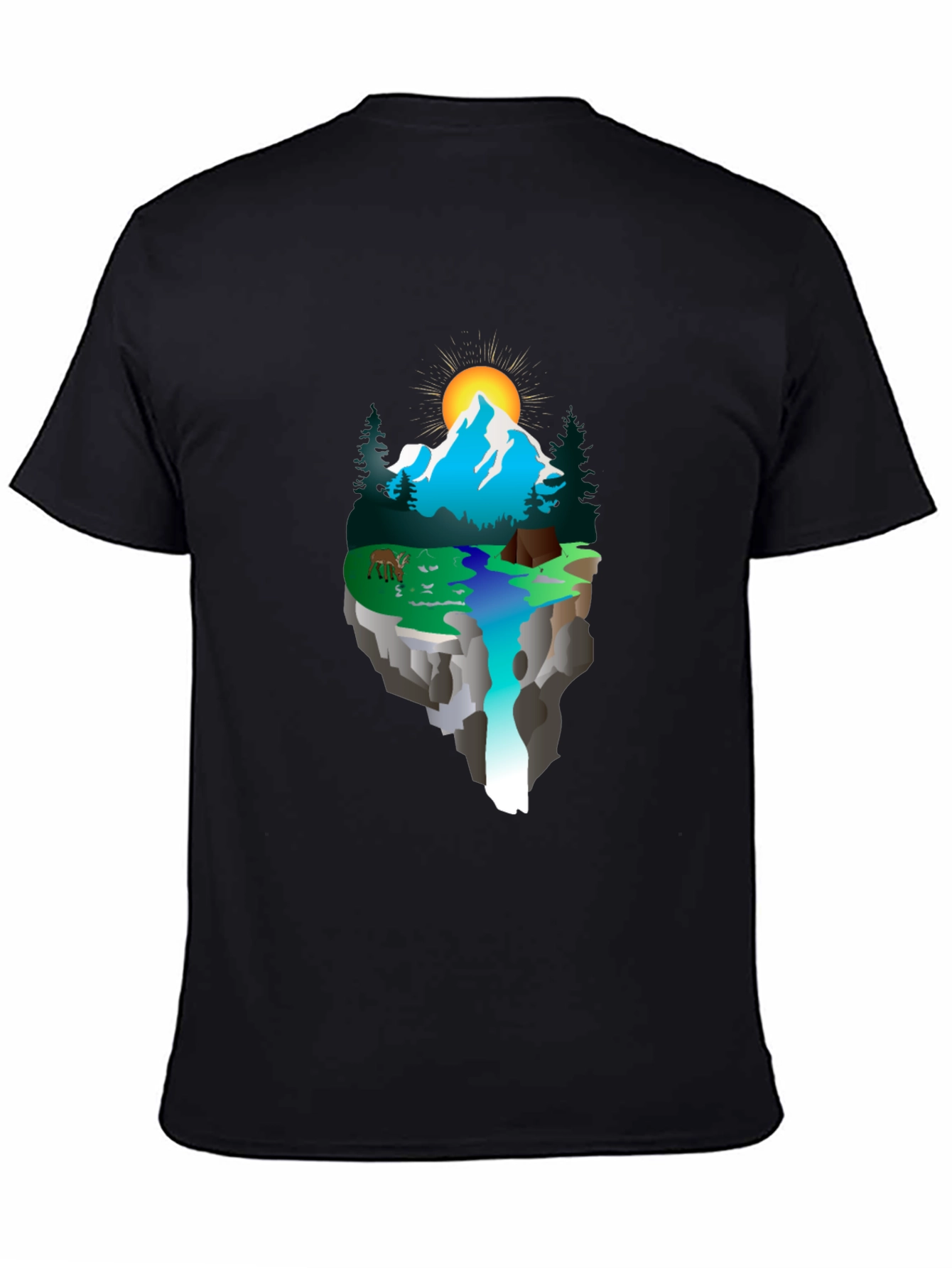 Nature Scene Graphic T-Shirt - Adventure Awaits!