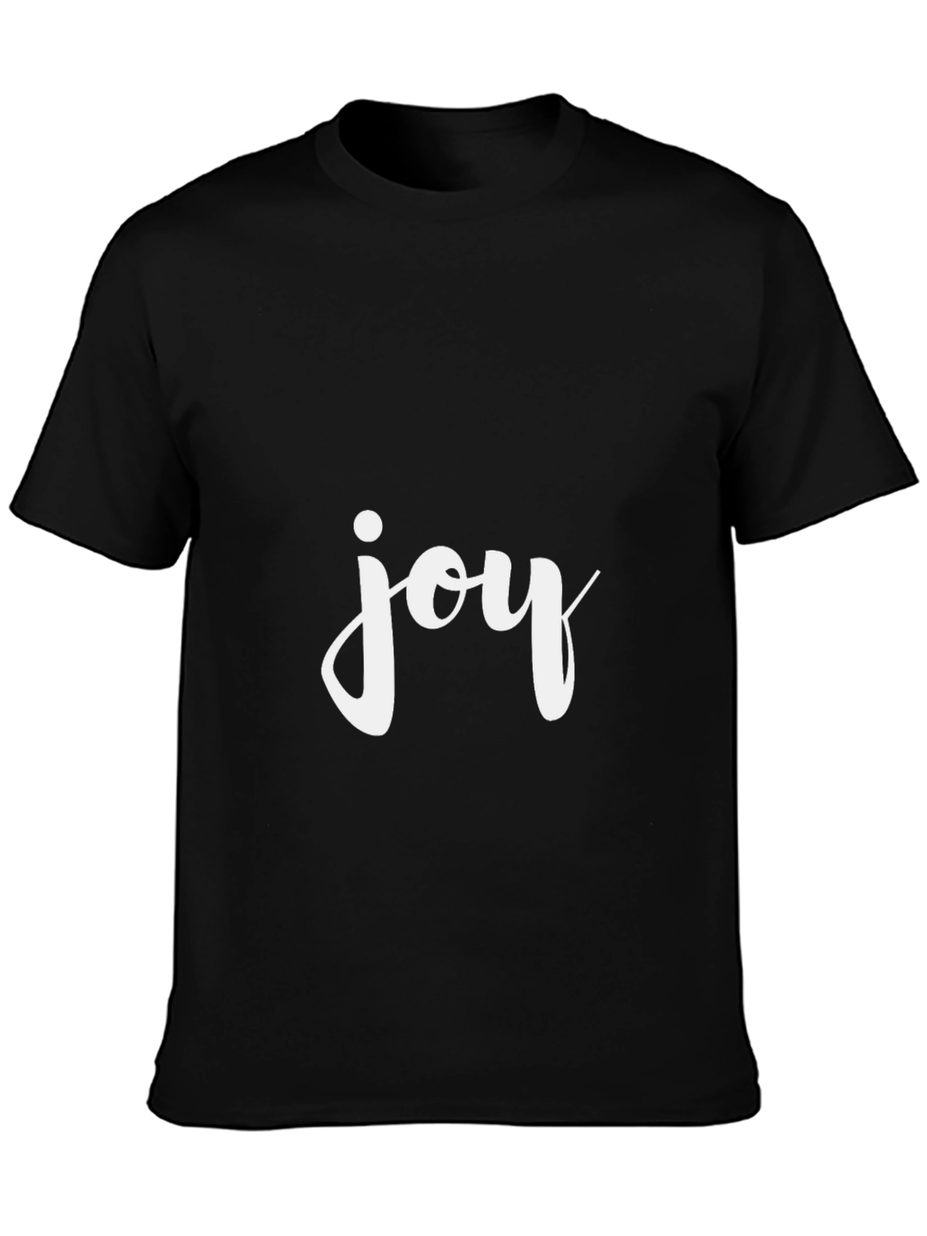 Joyful Black Graphic Tee