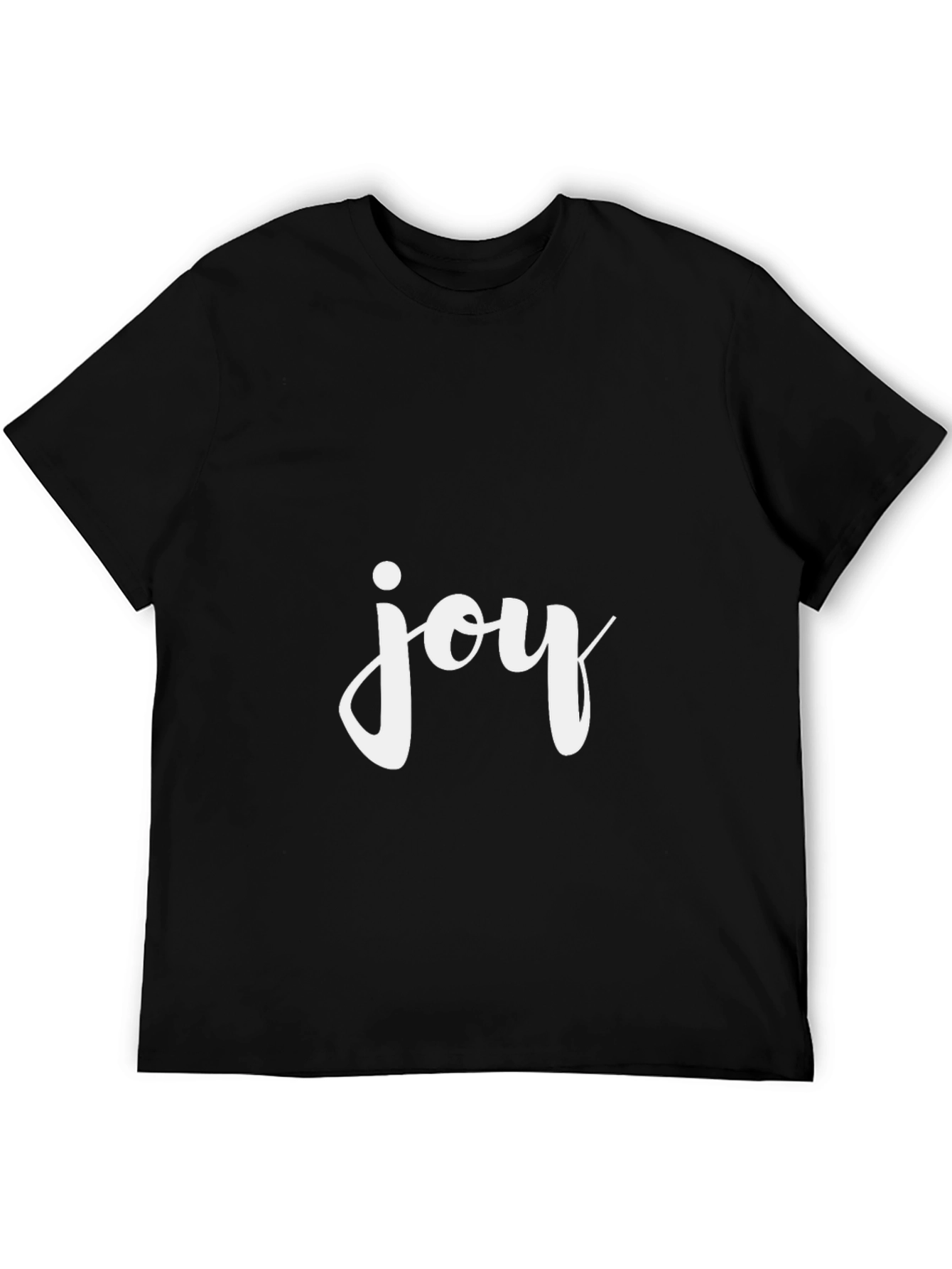 Joyful Black Graphic Tee